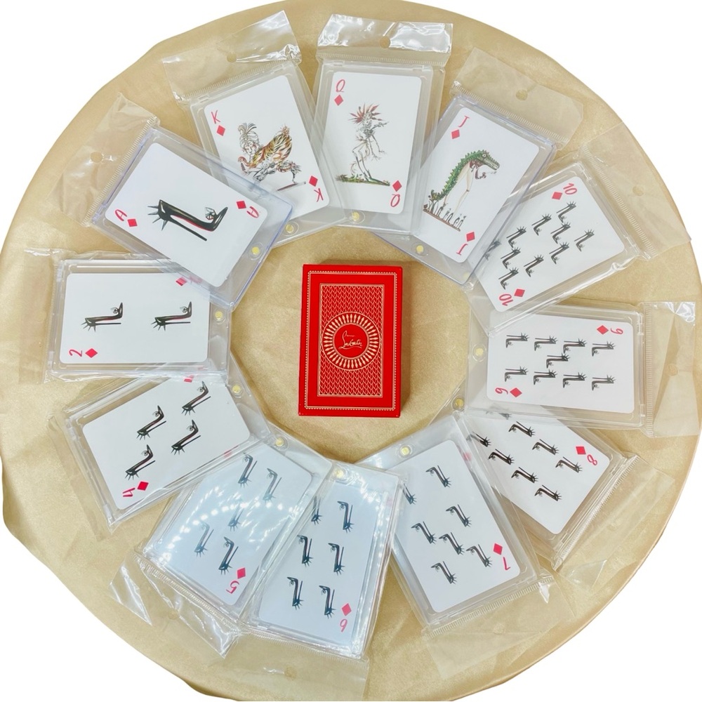 CHRISTIAN LOUBOUTIN LIMITED EDITION PLAYING CARD - Case Included - Picture 4 of 10